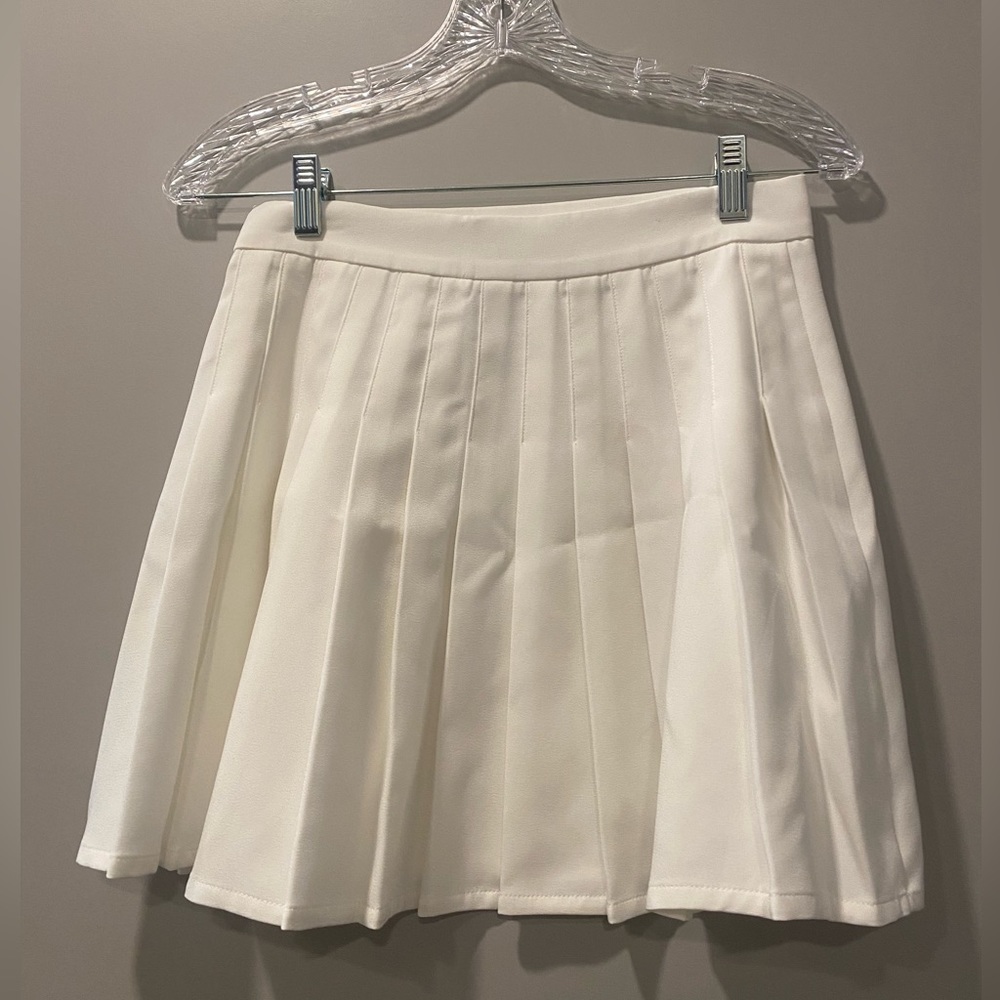 White Skater Skirt